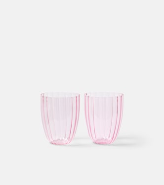 Set of 2 glass tumblers | Dolce&Gabbana Casa