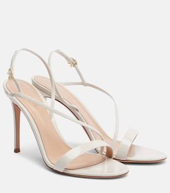 Sandales slingback en cuir verni | Gianvito Rossi