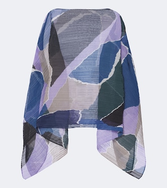 Surprise! Madame-T pleated printed stole | Pleats Please Issey Miyake