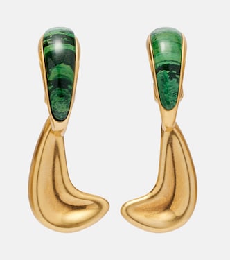 Cyclone 18kt gold-plated drop earrings | Khaite