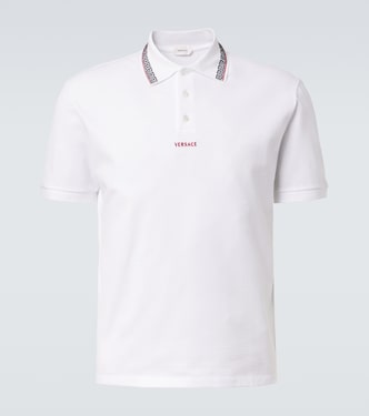 Polohemd Greca aus Baumwoll-Piqué | Versace