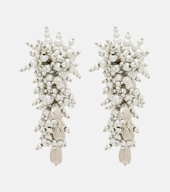 Beaded drop earrings | Self-Portrait