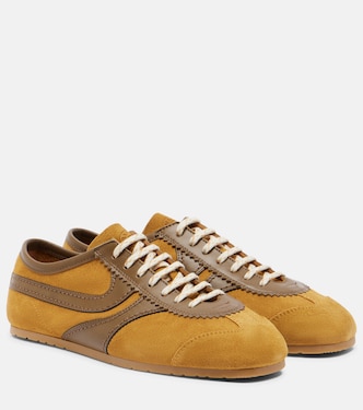 Sneakers in suede con pelle | Dries Van Noten