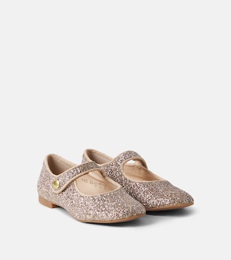 Daisy Baby glitter Mary Jane flats | Pom d'Api