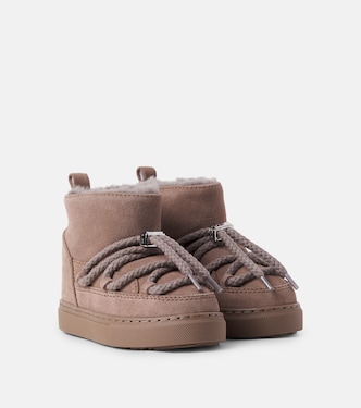 Schneestiefel Classic Low aus Veloursleder | Inuikii Kids