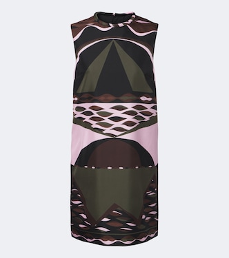 Dune silk twill shift dress | Pucci