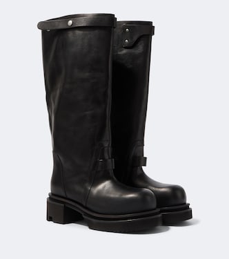 Naska leather knee-high boots | Rick Owens