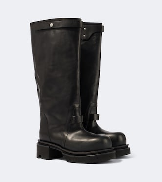 Naska leather knee-high boots | Rick Owens