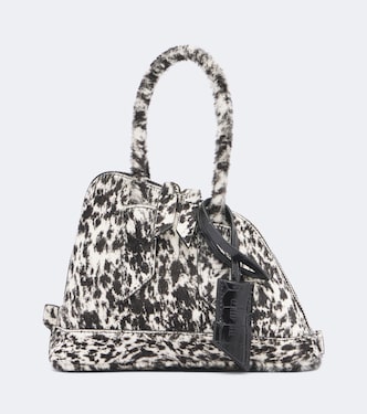 Sant Ambroeus Mini calf hair top-handle bag | The Attico