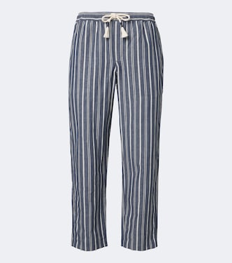 Sonoran linen and cotton canvas wide-leg pants | Orlebar Brown
