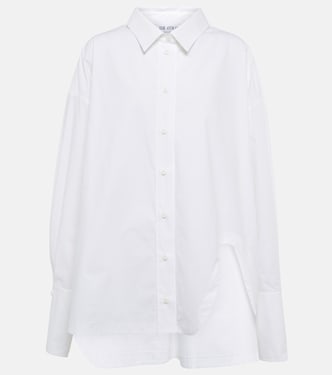 Asymmetric cotton poplin shirt | The Attico