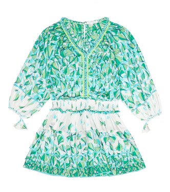 Ariel printed tiered dress | Poupette St Barth Kids