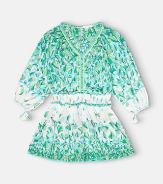 Robe Ariel à fleurs | Poupette St Barth Kids