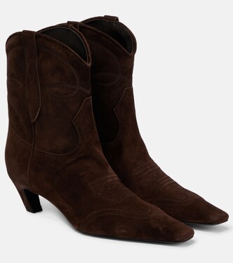 Dallas suede cowboy boots | Khaite
