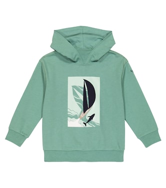 Printed cotton hoodie | Il Gufo