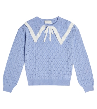 Saffron collared cotton-blend sweater | Morley
