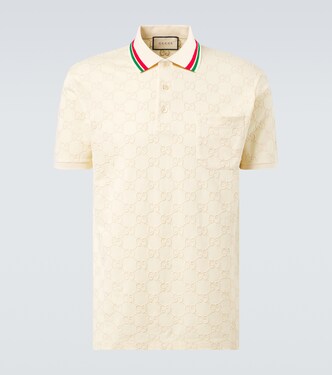 GG embroidered polo top | Gucci