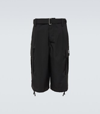 Shorts cargo in lana vergine | Kenzo