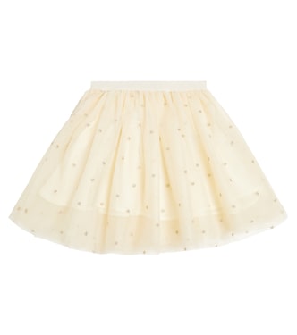 Gonna in tulle con ricamo | Bonpoint