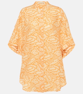 Printed silk blouse | Stella McCartney