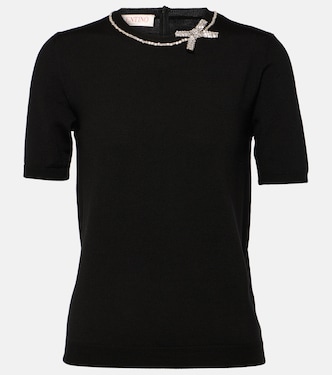 Verzierter Pullover aus Schurwolle | Valentino