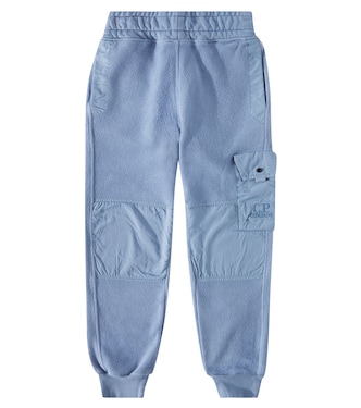 Cotton fleece cargo sweatpants | C.P. Company Kids