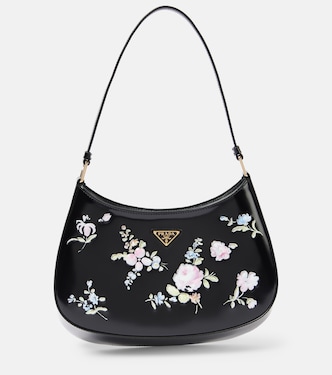 Prada Cleo floral leather shoulder bag | Prada