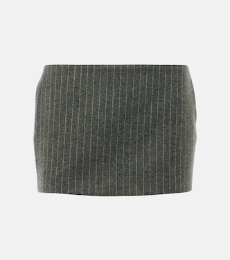 Minifalda de tiro bajo con raya diplomática | Alex Perry