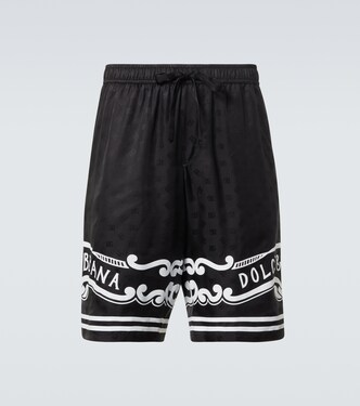 Paisley silk twill Bermuda shorts | Dolce&Gabbana