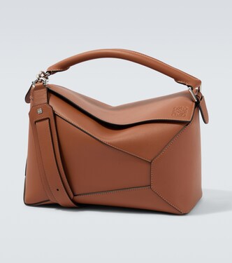 Puzzle 스몰 레더 숄더 백 | Loewe