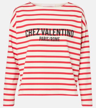 Chez Valentino cotton jersey T-shirt | Valentino