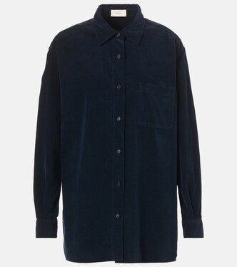 Chemise Nesson en velours côtelé de coton | The Row