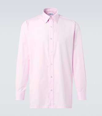 Cotton poplin shirt | Charvet