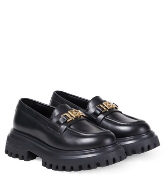 DG leather loafers | Dolce&Gabbana Kids