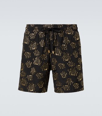 Jacquard embroidered swim trunks | Vilebrequin