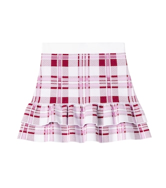 Ruffled checked skirt | Self-Portrait Kids