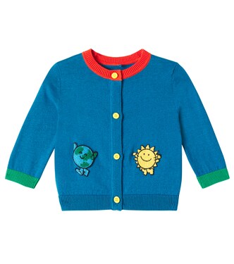 Baby cotton and wool cardigan | Stella McCartney Kids