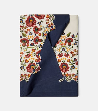 Nappe Windflower Placée en lin | La DoubleJ