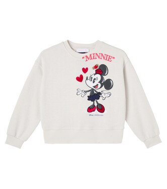 x Disney® printed cotton-blend sweatshirt | Monnalisa
