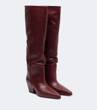 Botas altas Jane 60 de piel | Paris Texas