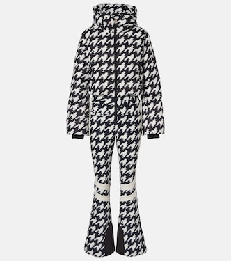 Polar houndstooth ski suit | Perfect Moment