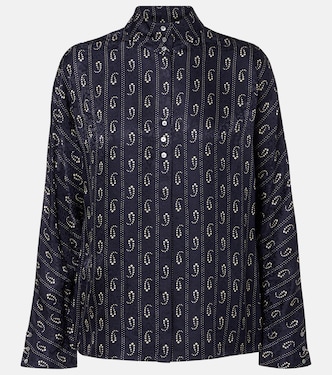 Paisley jacquard shirt | Tory Burch
