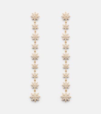 Ohrringe Starburst aus 18kt Gelbgold mit Diamanten | David Yurman