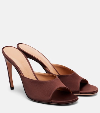 Betta 95 satin mules | The Attico