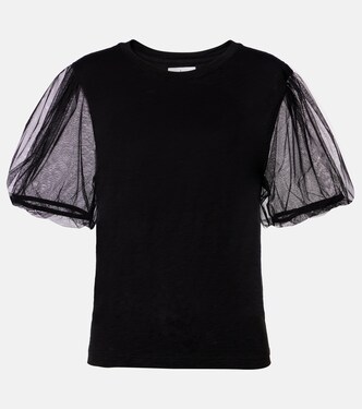 Justine cotton top | Velvet