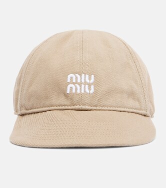 Logo denim baseball cap | Miu Miu