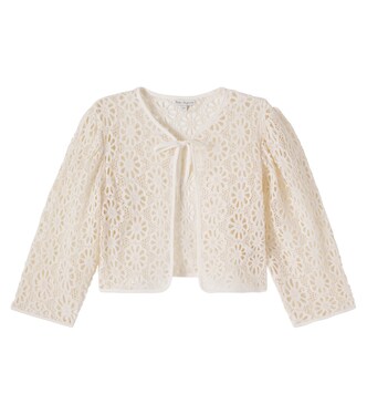 Jora floral cotton lace jacket | Bebe Organic