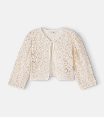 Jora floral cotton lace jacket | Bebe Organic