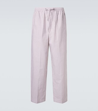 Julian cotton and silk straight pants | Umit Benan