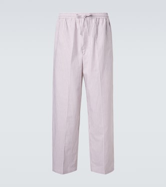 Julian cotton and silk straight pants | Umit Benan
